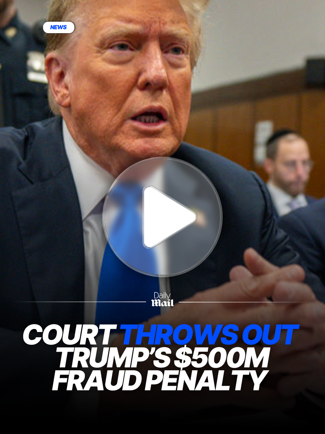 Donald Trump will no longer need to pay a $464 million fraud penalty he was ordered to hand over last year after being found liable for inflating his assets by billions of dollars. A New York appeals court said Thursday that the hundreds of millions Trump was ordered to pay was an 'excessive' penalty and should be extinguished. The seismic financial victory comes over a year and a half after a five-judge panel said Trump, his sons and business associates broke the law by misrepresenting the worth of their assets to secure better business deals.  Read the full story at Daily Mail. #news #trump #court #politics