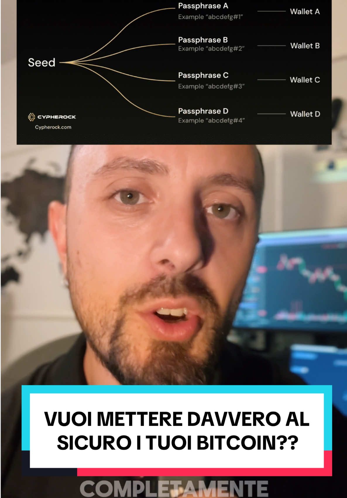 Vuoi davvero mettere al sicuro i tuoi Bitcoin? #moltobullish #criptovalute #bitcoin #criptoitalia #passphrase 