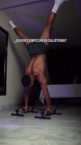 ¿Quieres empezar en calistenia? Haz estos ejercicios 🤝