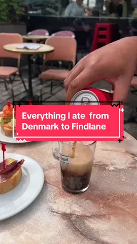 Everything I ate from Denmark to Finland #travelvlog #copahagan #tampere #denmark #findland 