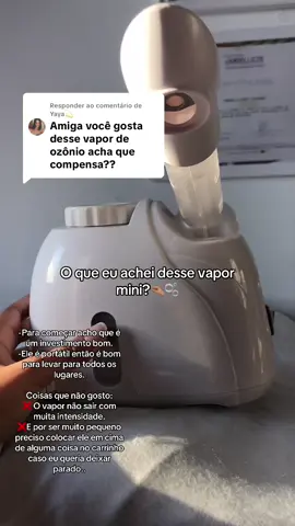 Respondendo a @Yaya💫  Espero que tenha te ajudado e respondido bem amiga 🥰💕 #estetica #esteticafacial #vapordeozonio 