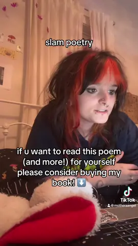 it's also available on amazon but if u order from tiktok shop u get a freebie n thank u note bc it's packed by me 🖤 #motheraangel #nyc #alternative #poetry #BookTok 