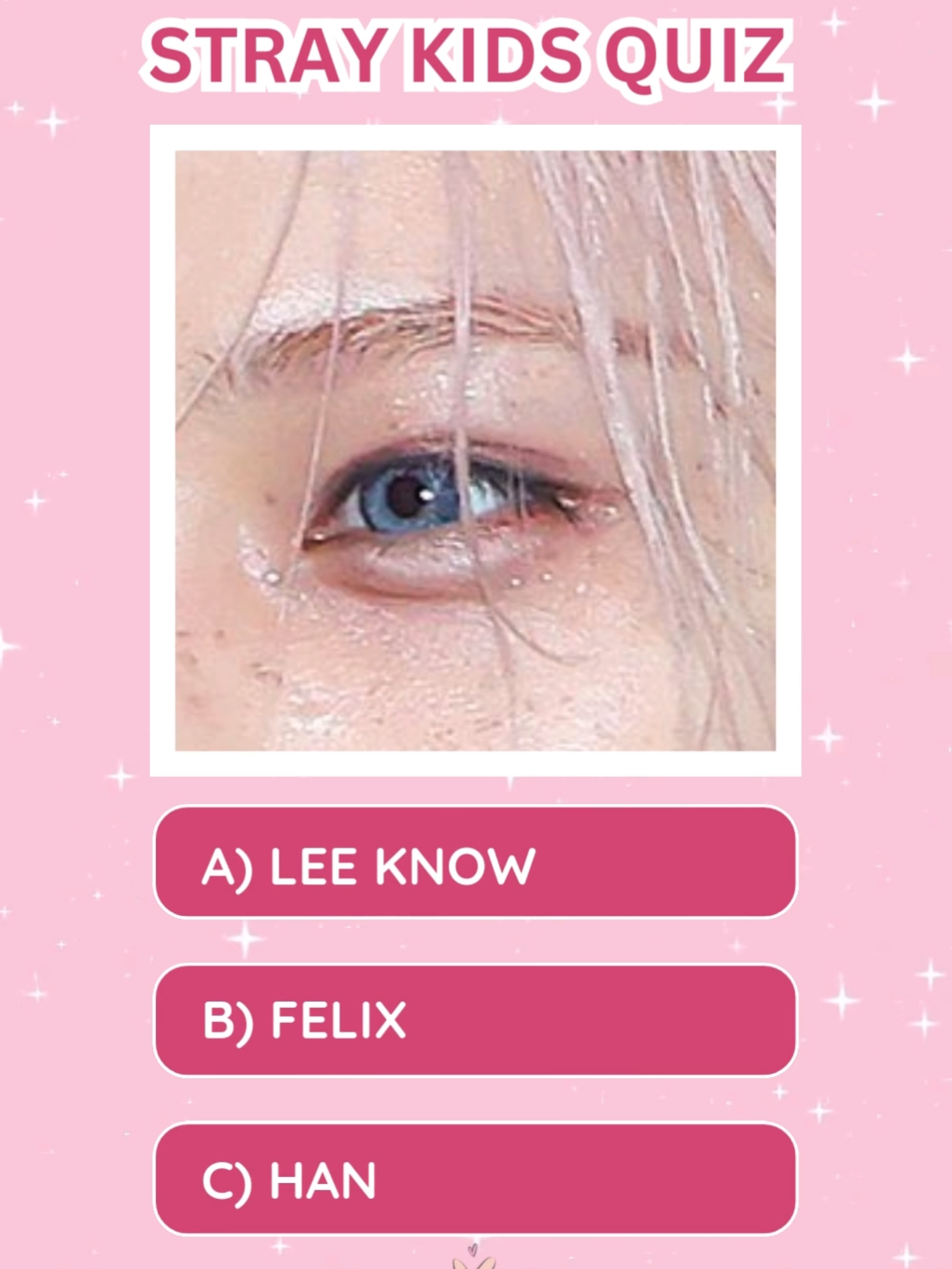Part 43 | STRAY KIDS Quiz Kpop!🫰6/6? Comment what should be next?  . . . KARMA PINK HAIR FELIX SILVER HAIR BANGCHAN RED HAIR CHANGBIN BLUE HAIR LEE KNOE NEW HAIR #straykids#kpop#quiz