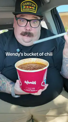 When life hands you a bucket of Wendy’s chili, you grab a straw and turn it into a drink. 😂 Don’t judge me, this is elite car mukbang energy. Some people sip lattes in the drive-thru, I’m over here sipping chili like it’s a smoothie. Honestly, it just hits different when you’re parked with a bucket of chili and a side of nuggets as your little foodie snacks before the real meal. Nothing says comfort food quite like spicy chili, crispy nuggets, and the chaos of eating it all in your car. Call it fast food fine dining.  #Foodie #chili #eating 