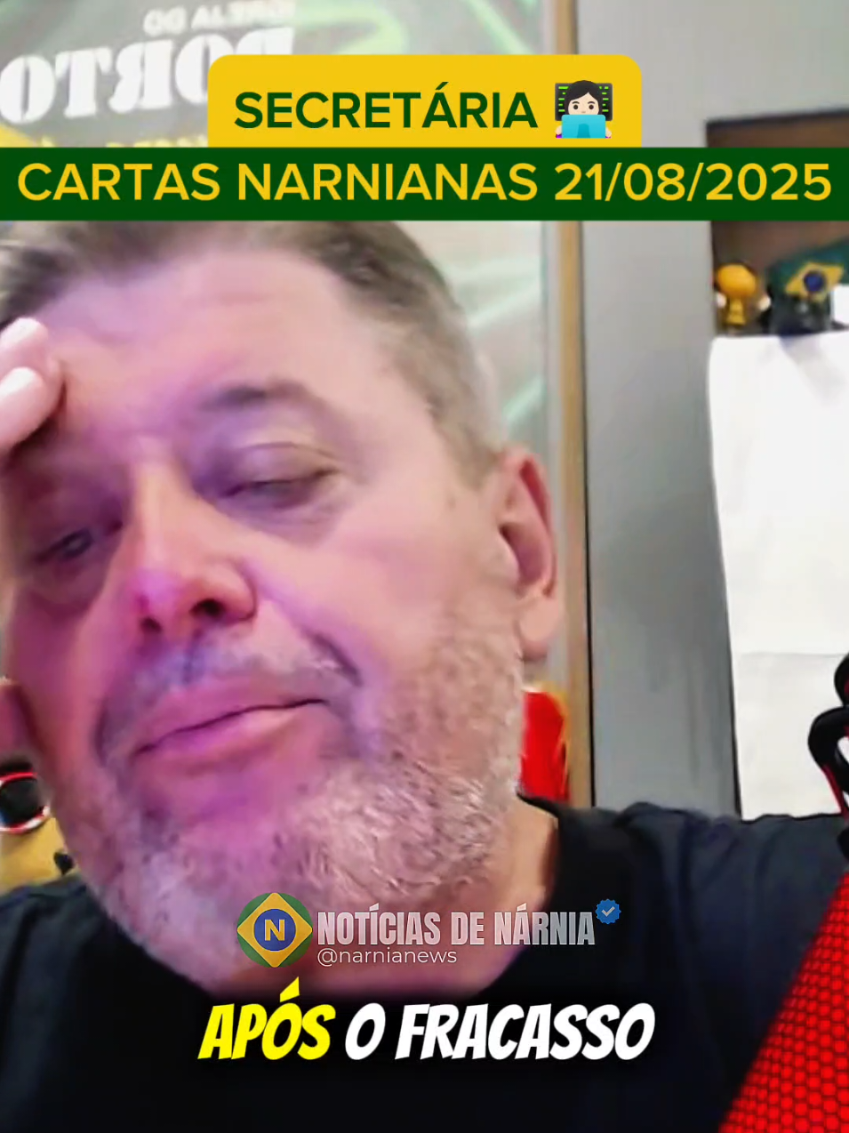 CARTAS NARNIANAS 21/08/25. SECRETÁRIA  Desdobramentos, Pastor Sandro Rocha. #desdobramentos #pastorsandrorocha #narnianews #pastorsandrorochaoficial 