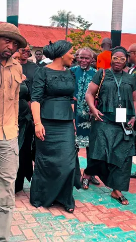 Samira Bawumia Arrival at One-Week Observance of Late Asantehemaa Nana Konadu Yiadom III