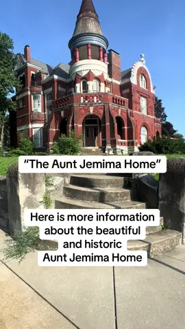 The Aunt Jemima Home - “more information”. #auntjemima #pancakes #syrup #mansion #saintjoseph 