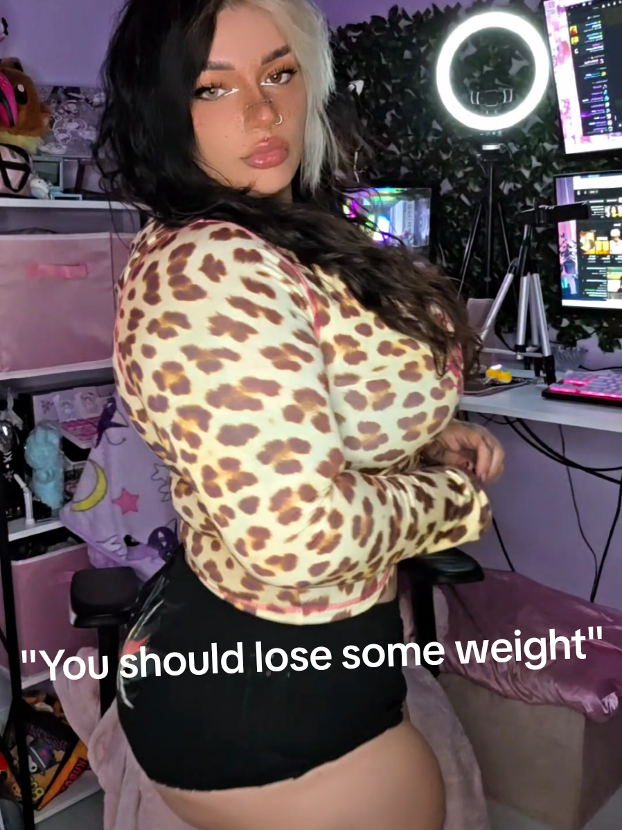 should I lose more weight? #curvytiktok #weightloss #weight #trend #goth 