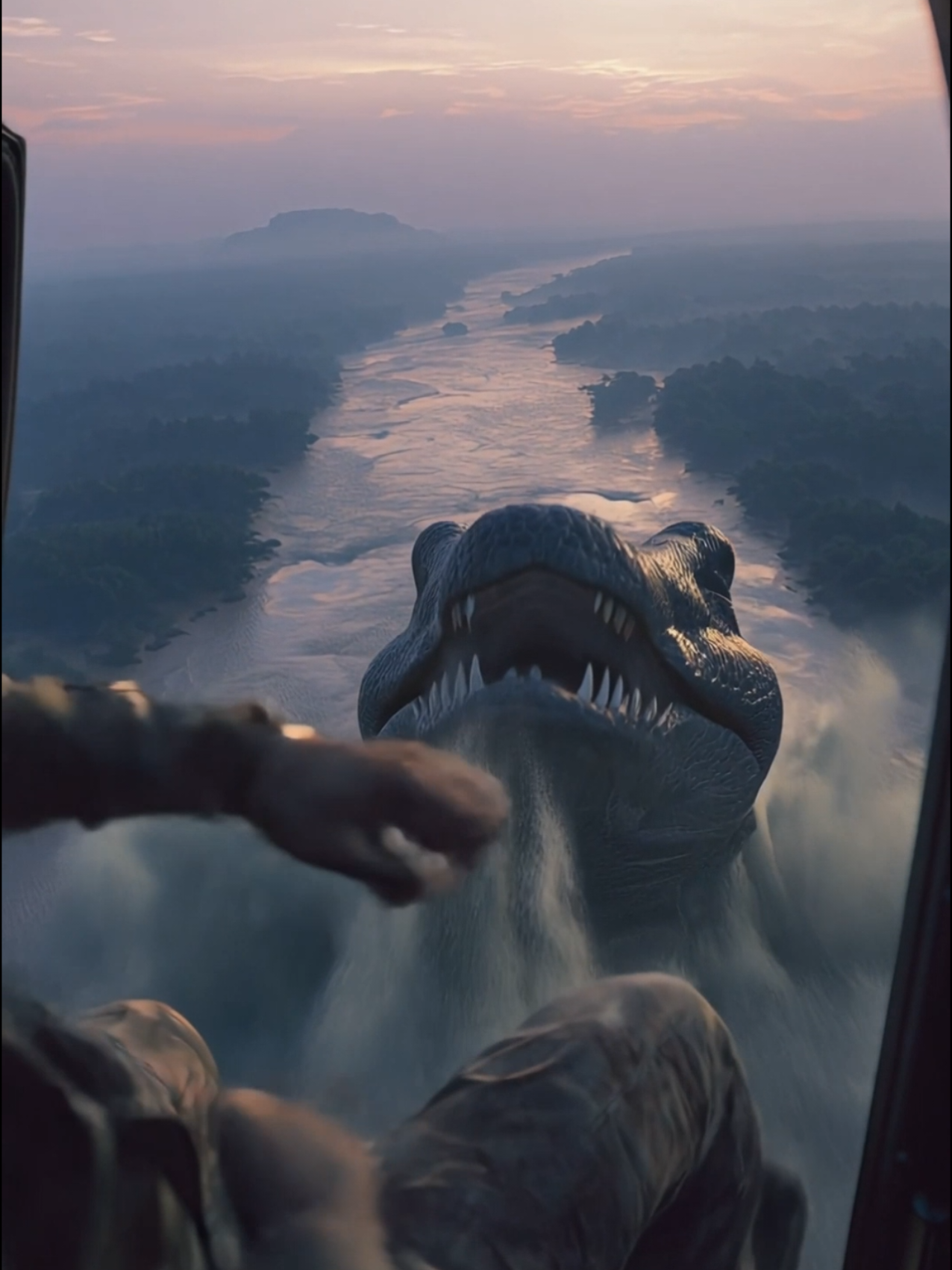 🎥 Terrifying moment captured deep in the Amazon jungle! #giantsnake #anaconda #titanoboa #scary  #amazon 