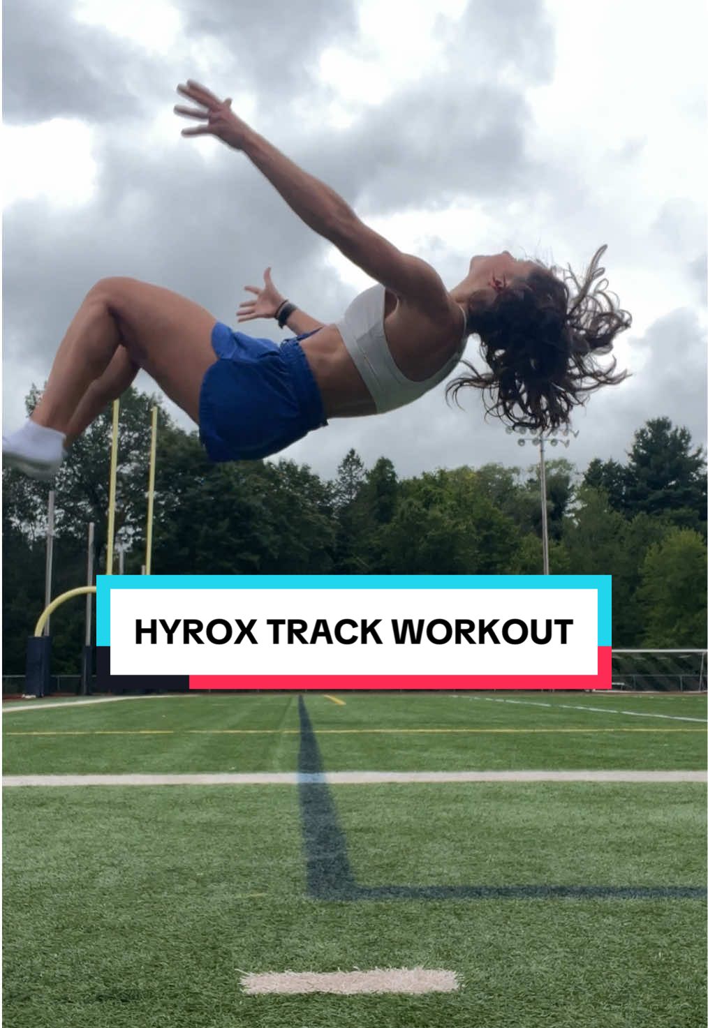 TODAY’S HYROX TRACK WORKOUT: & x 1km repeats (2 min rest b/w plus 1 mile warm up & cool down) 7.7 miles total… never saw myself training this hard, this way but I love it so much wow🙂‍↕️🤭🤌🏼 #fyp #hyroxtraining #hyrox #trackworkout #intervaltraining 