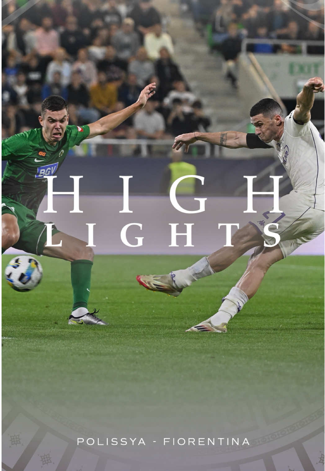 HIGHLIGHTS🎥💜⚜️ FC Polissya 0-3 Fiorentina #forzaviola #fiorentina #seriea #tiktokseriea #calcio 