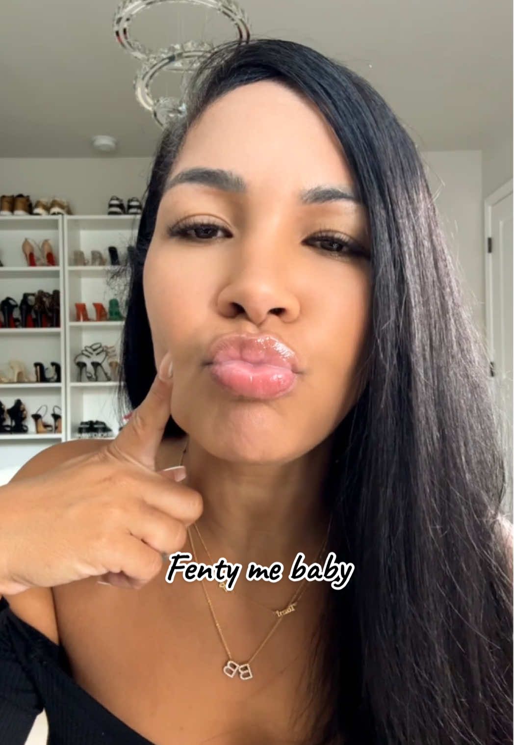 Fenty me baby ... 💋 lip combo linked above #fentybeauty #fenty #fentylipoil#fentylipcombo 