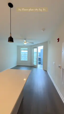The A5 floor-plan at Alexan Harrison Apartments at 787 square feet w/ balcony… near ##whiteplainsny##leasingconsultant##equityresidential🔑 