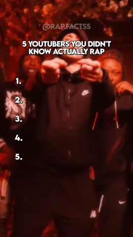 5 Youtubers you didn't know acrually rap #raptok #hiphop #rap #caseoh #ninja 
