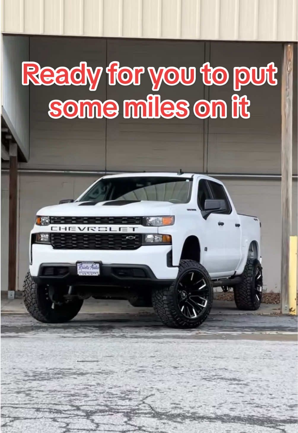 We’ve got the Chevy of your dreams—ready for you to put some miles on it. #Chevy #FuelWheels #3MWrap #KrietzCustoms