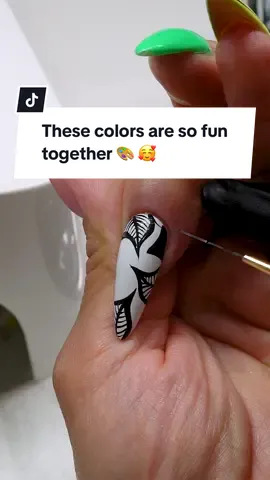 The tutorial for this design is on my YouTube Channel 🎥‼️ Using the best brushes and gel paint for Nail Art @ORIGÉN Nail Art  ORIGÉN Artistry Collection Perfect Black & Ghost White Liner Gel Bundle Use my code ‘GABYHODGES20’ for 20% off!!  Link & in bio
