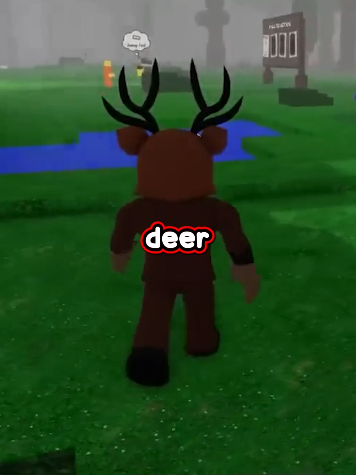 Trolling Noobs as Deer in 99 Nights in the Forest...✌️😂#99nightsintheforest #robloxtiktok