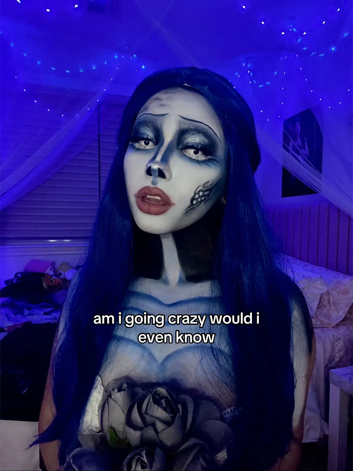 the difference is crazy #foryou #lasheybymia #corpsebride #corpsebridemakeup 