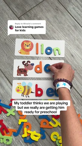 Replying to @Miracle my toddler loves this learning game and asks to play with it every day! #toddlergames #toddleractivities #toddlertoys #preschoollearning #toddlerlearning 