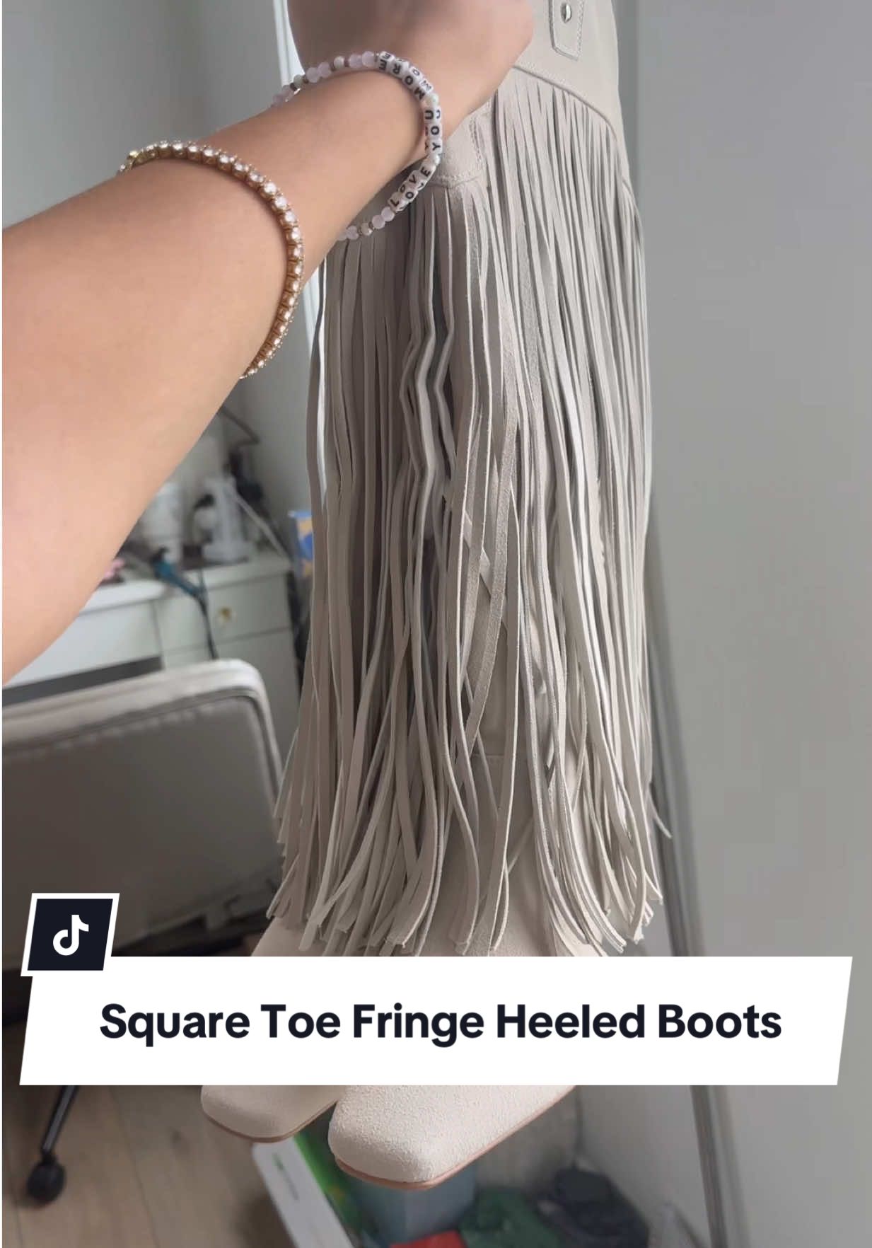so cute & such a statement! #statementshoes #squaretoeboots #fringeboots #fashionfinds #womensfashion 
