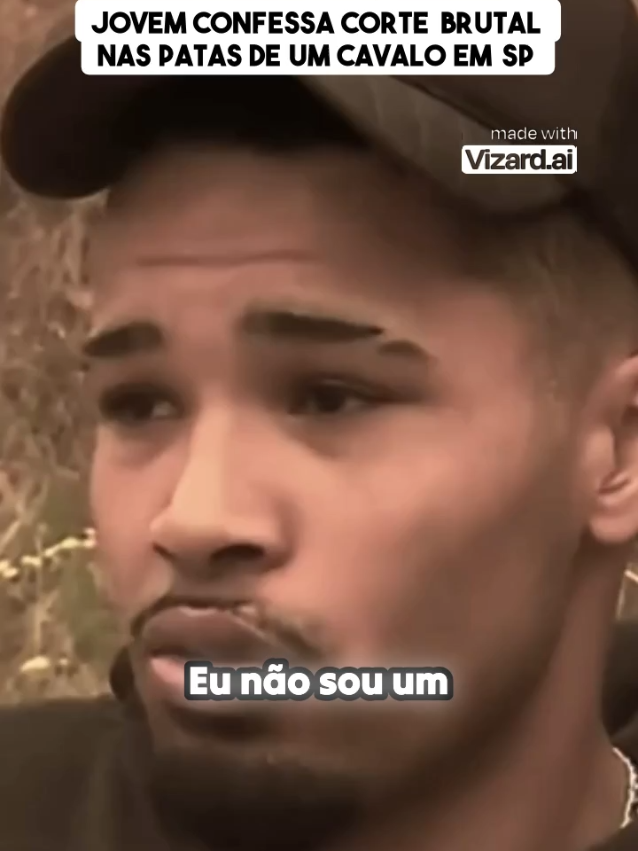 Jovem confessa corte brutal nas patas de um cavalo em SP #jovem confessa corta as patas do cavalo#maus tratos ao cavalo