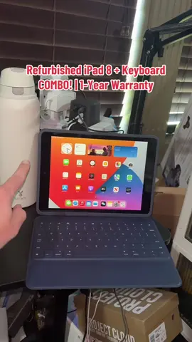 Score a like-new iPad WITH a Logitech keyboard for under $260! 🏷️ Perfect for students, work, and creativity. #iPadDeals #RefurbishedTech #StudentEssentials #BudgetFriendly #TechDeals 
