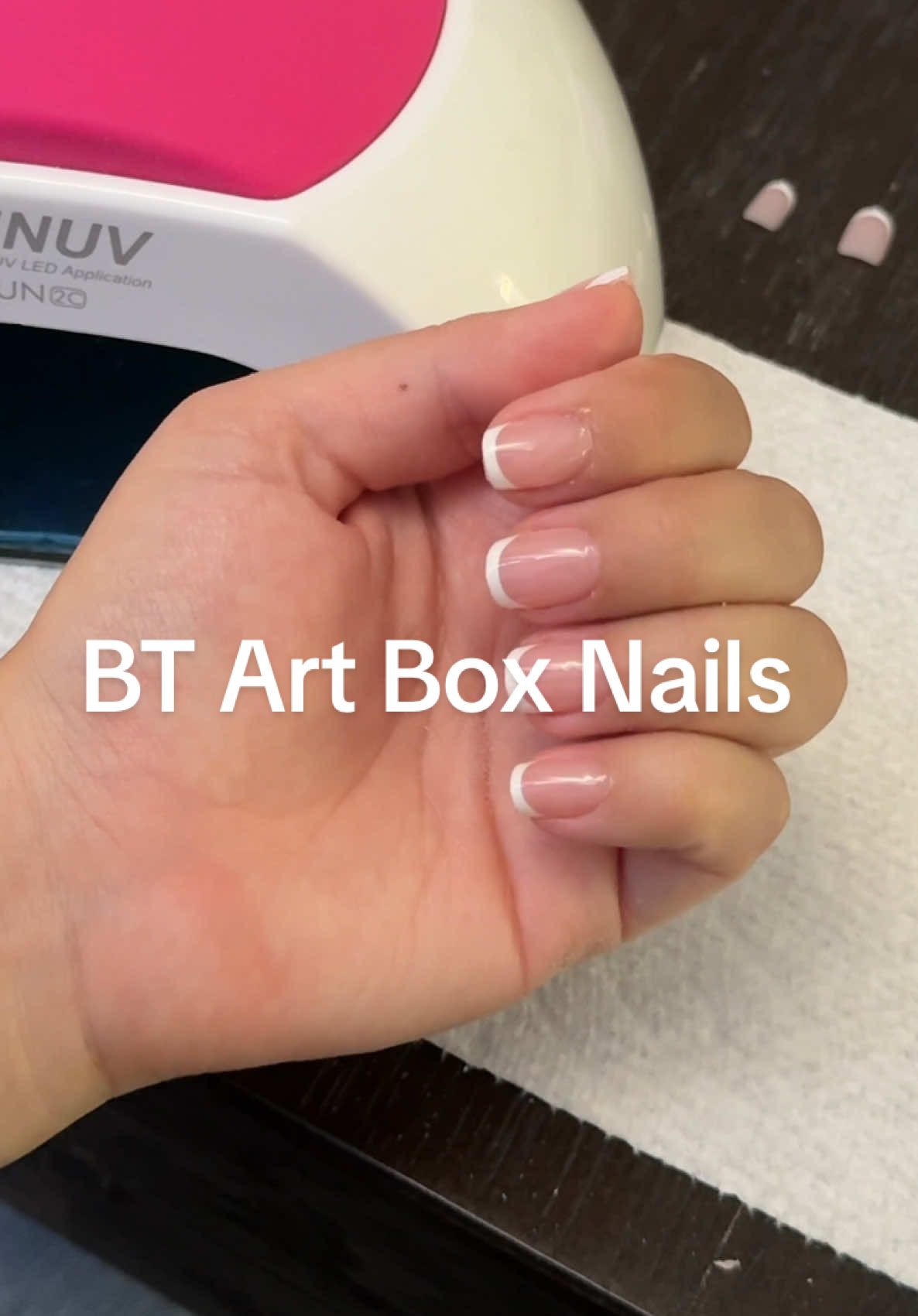 Thank you to @BTArtboxnailsofficial for sending me these nails! They look like I have acrylics on🤭 #diynails #diynailsathome #btartboxnails 