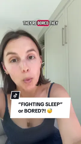 Babies are bored! They need so much rich sensory exploration to help their nervous systems switch to “rest and digest” mode! 🧠 😴  #babysleep #fightingsleep #babynaps #heysleepybaby #possums 