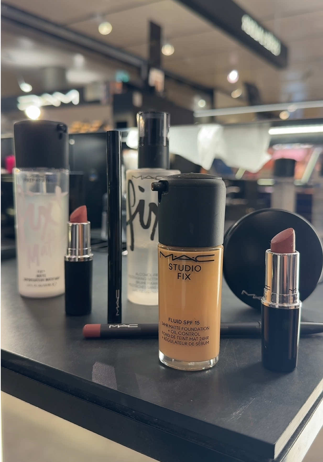 Top 10 bestsellers by MAC ✨ #maccosmetics #maclipstick #settingspray #mua #makeup 