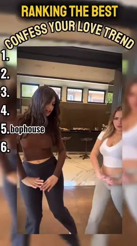 Ranking my top 5 confess your love trend  #trending #fyp #viral @Bop House @Sophie Rain 