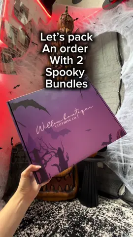 @Jessica Kelsey 💜 thanks for your order girl! #packanorderwithme #packingorders #orderpacking #spookybundle #spookyseason 