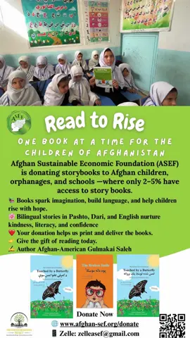 This is why we do what we do. 📚 Less than 5% of Afghan children have access to books. We’re changing that by delivering bilingual books to kids who need them most. Your donation helps us give the gift of reading and hope. ❤️ 🔗 Link in bio to help! #readtorise #afghanistan #afghantiktok #nonprofitsoftiktok #books       sbooks         
