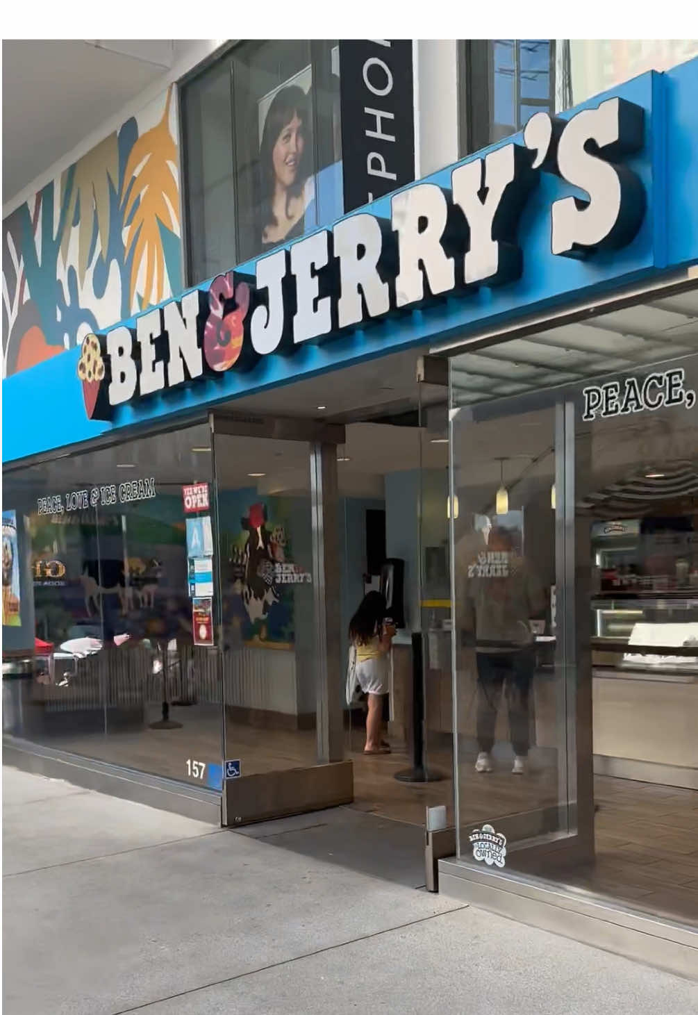 Ben & Jerry’s Ice Cream Shop on Hollywood Blvd. Fun date night 🍦🍨Next time you’re in LA, make sure you hit up this gem (well not really a gem lol.) It was so delicious we went back the next day. I recommend the Caramel Covered Pretzel Cone with the Half Baked Ice Cream 🍦💨 @Ben And Jerry’s Ice Cream 