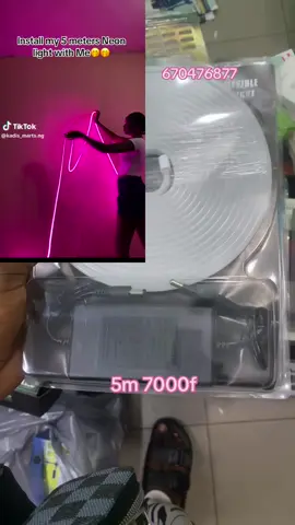Transforme ton espace avec nos *LED Néon multicolores 5m 🎨💡    ! Parfait pour intérieur & extérieur ✨   *Promo 24h seulement :*   5m à *7.000f* 🔥   📦 Stock limité ! #LedNeon #DecoMaison #DecoChambre #Promo24h #JTStore #tiktokcameroun🇨🇲 #Yaounde #GadgetUtiles #TiktokCM 