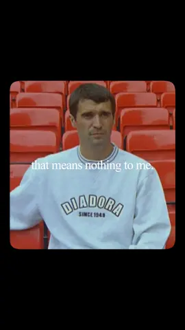 That Roy Keane Energy! No participation medals only the ones you earn 🏆 A championship mentality Manchester United has lacked for years!  #roykeane #manchesterunitedfc #PremierLeague #championshipmindset #championsleague 