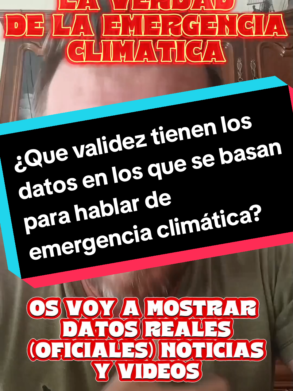 ¿Que validez tienen los datos que usan para decir que existe una emergencia o cambio climático?  Os lo demuestro con sus propios datos oficiales, noticias y videos. #ahorraconayuda #inhumanospoliticos 