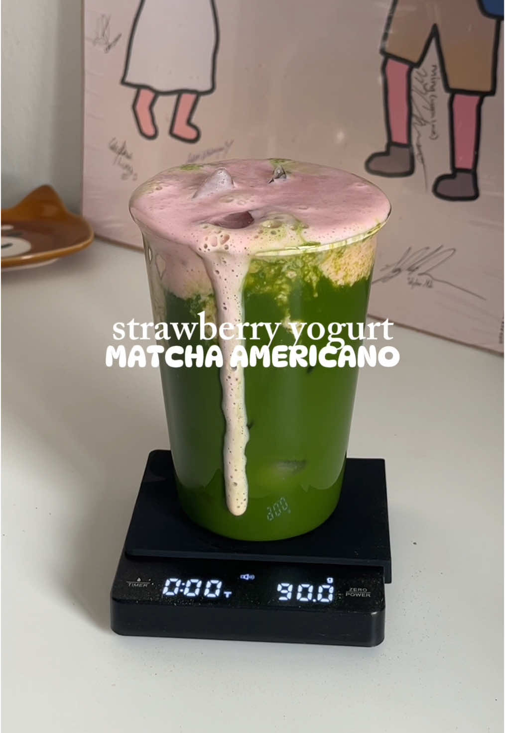 leftover yogurt? make a new drink 😼 #yogurtideas #matchacombo #matchayogurt #fyp 