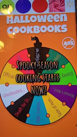 First Halloween spin!! The wheel landed on The Unofficial Hocus Pocus Cookbook 🧙‍♀️ I’ll be making 3-5 recipes from each cookbook on the spinner. I love Hocus Pocus so I'm looking forward to starting with this one! #HocusPocus #Halloween #DisneyHalloween #cookbook #sandersonsisters 