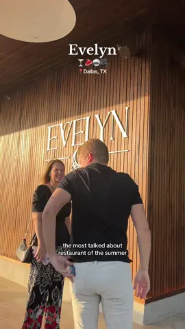 ✨Evelyn Dallas for date night… is it worth it? 👀 #DateNightIdeas #Evelyndallas #FoodTok #DallasDining #TrendingEats