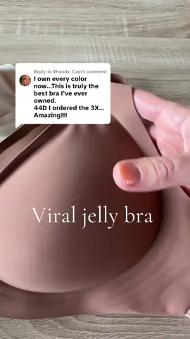 Replying to @Rhonda  Cain The most comfortable bras I’ve ever worn! These are selling by the thousands! #jellybra #bra #comfortablebra #wirelessbra 