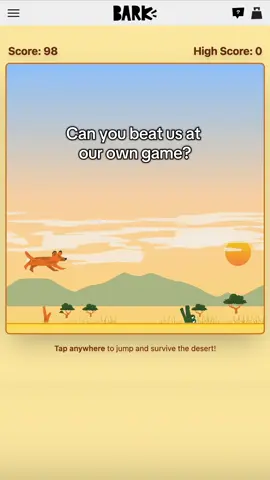 Can you beat us at our own game? 👾 Check out the link in our bio to play our Serengeti Safari Sprinter game for a chance to win a free box! #Giveaway #Barkbox • • Participation open only to legal residents of the United States or the District of Columbia, who are 18 or older as of date of entry. Giveaway ends 24 hours from time of this posting. Winner will be randomly selected and announced by Monday, August 25th, 2025. This giveaway is not affiliated with TikTok in any way.