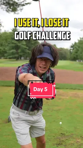 I mean my ball literally went backwards… Day 5 of the I use it, I lose it golf challenge⛳️ #golf #golftiktok #goodgood 