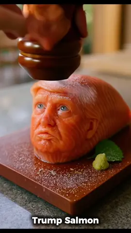 Trump salmon weird creepy American Los Angeles usa #weirdcore #creepyvideos #salmon #donaldtrump 