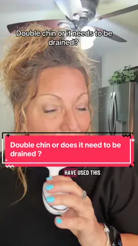 A couple ppl have showed me how this helps bring that down so much it’s probably not a double chin at all! Be consistent! #ledtherapy #myglow #skincare #lymphaticdrainage #puffyface 