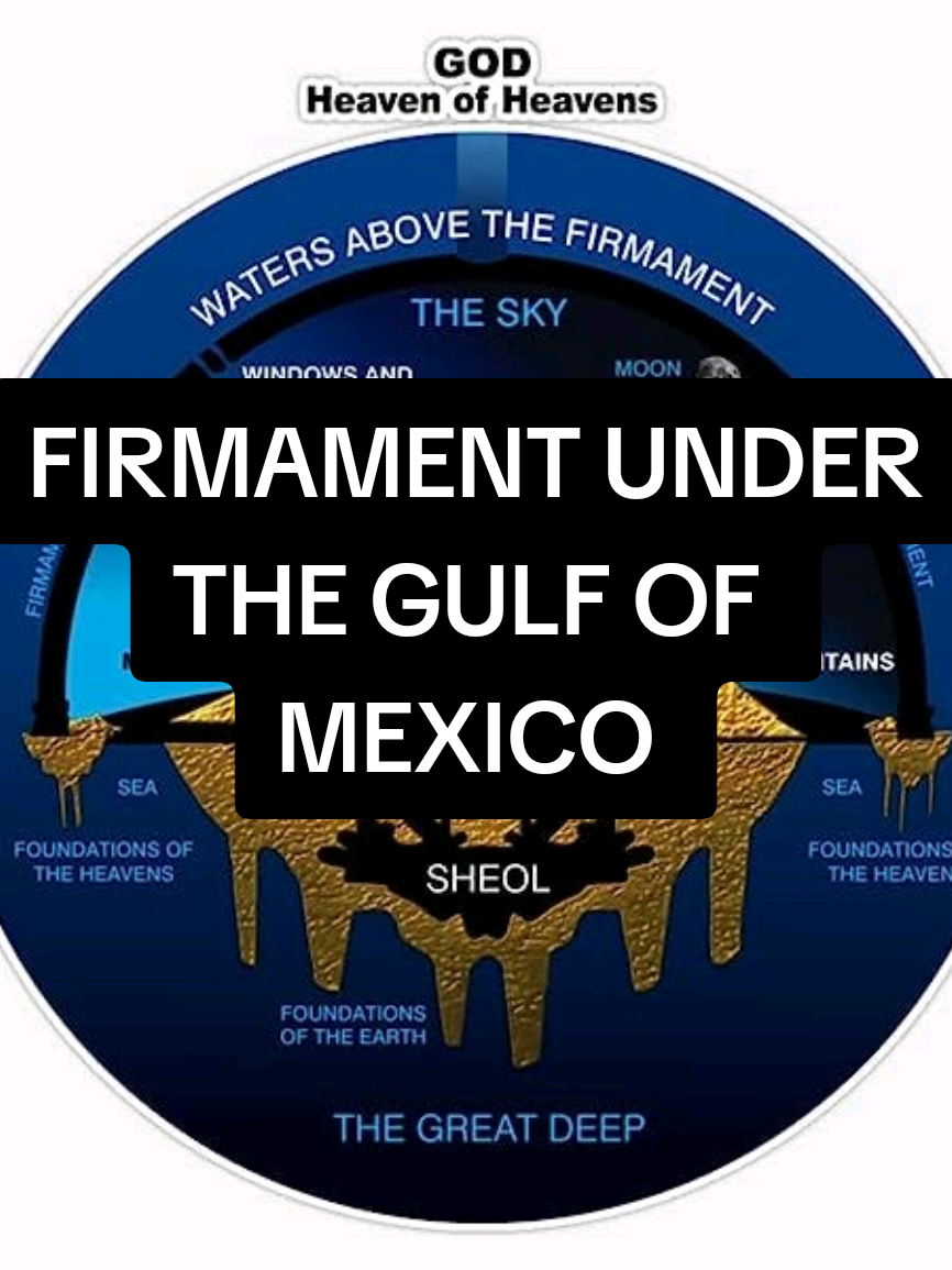 Man discovers the Firmament under the Gulf of Mexico then his helicopter mysteriously blows up days later. #fyp #firmament #bible #God @JT 