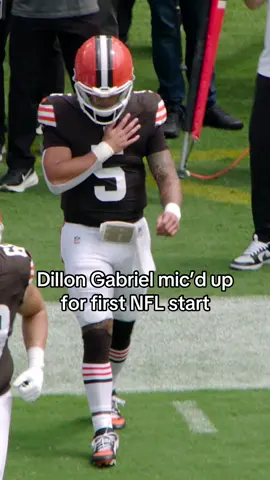 the rook in his first game 💪 #browns #nfl #dillongabriel 