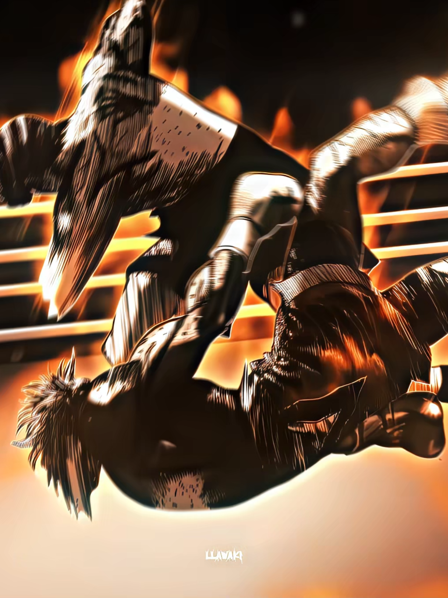 The bear man ☠️ #hajimenoippo #hnp #takamura #takamuramamoru #llawaki