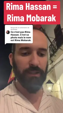 Respuesta a @OurGlobe Rima Hasán s’appelle Rima Hassan Mobarak.