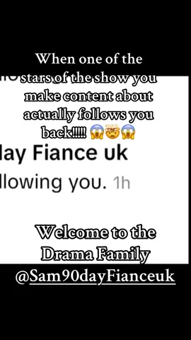 So honored!! Thank you!! #90dayfiance #drama #realitytv #marriage #cuttothedrama @tlc @Sam 90 day Fiance uk @ali90dayfianceuk 
