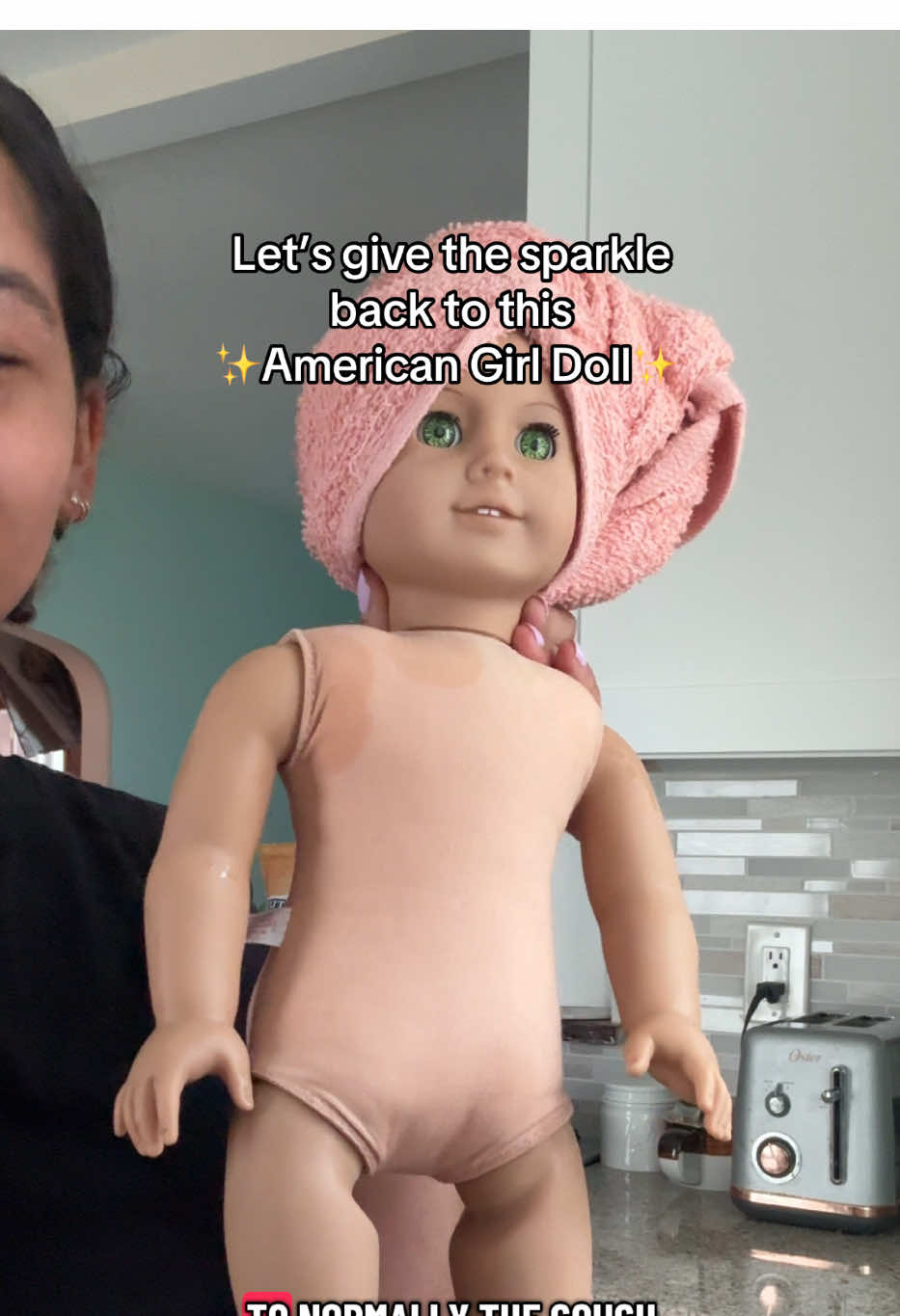 Felicity spa day! 🥰 #americangirldoll #americangirldolls #agdoll #dollcollector #dollsoftiktok 